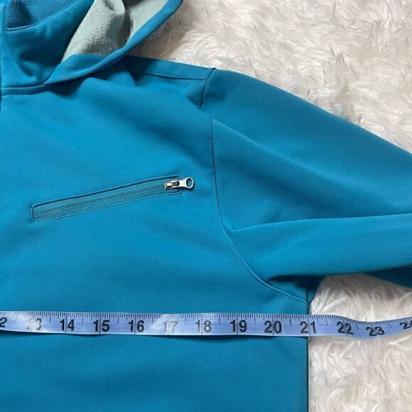 Burton Womens Jacket Size Large Spring Fall Lightweight Blue Full Zip Hooded - Picture 2 of 9